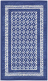 Nourison Whimsicle Geometric Navy 3' x 5' Area Rug, Easy Cleaning, Non Shedding, Bed Room, Living Room, Dining Room, Kitchen (3x5)