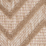 Nourison Versatile Outdoor Natural Beige 2' x 4' Area Rug, Easy Cleaning, Non Shedding, Bed Room, Living Room, Dining Room, Deck, Backyard, Patio (2x4)
