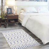Nourison Whimsicle Moroccan Ivory 3' x 5' Area Rug, Easy Cleaning, Non Shedding, Bed Room, Living Room, Dining Room, Kitchen (3x5)