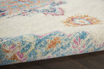 Nourison Passion Transitional Grey/Multi 2'2" x 7'6" Area -rug, Easy -cleaning, Non Shedding, Bed Room, Living Room, Dining Room, Kitchen (2x8)