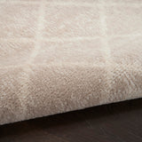Nourison Grafix Beige 2'3" x 12' Area Rug - Easy Clean, Non Shedding, Bed Room, Living Room, Dining Room, Kitchen (12' Runner)