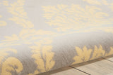 Nourison Grafix Vintage Grey 5'3'' x 7'3'' Area-Rug, Easy-Cleaning, Non Shedding, Bed Room, Living Room, Dining Room, Kitchen (5x7)