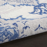 Nourison Whimsicle Vintage Ivory Blue 2' x 3' Area Rug, Easy Cleaning, Non Shedding, Bed Room, Living Room, Dining Room, Kitchen (2x3)