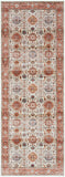 Nourison Fulton Vintage Beige/Multi 1'10" x 5' Area -Rug, Easy -Cleaning, Non Shedding, Bed Room, Living Room, Dining Room, Kitchen (2x5)