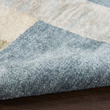 Nourison Astra Machine Washable Mid-Century Modern Blue Green Multi 2'2" x 10' Area -Rug, Easy -Cleaning, Non Shedding, Bed Room, Living Room, Dining Room, Kitchen (2x10)