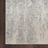 Nourison Splendid Modern Light Grey 3'11" x 5'11" Area Rug, Easy Clean, Non Shedding, Bed Room, Living Room, Dining Room, Kitchen (4x6)