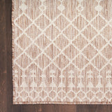 Nourison Positano Indoor/Outdoor Beige 5' x 7' Area Rug, Easy Cleaning, Non Shedding, Bed Room, Living Room, Dining Room, Deck, Backyard, Patio (5x7)