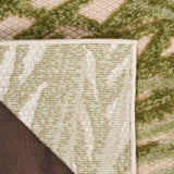Nourison Aloha Ivory Green 2' x 6' Area Rug, Easy Clean, Non Shedding, Bed Room, Living Room, Dining Room, Kitchen (6' Runner)