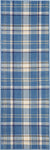 Nourison Grafix 2'3" x 7'6" Blue Rustic Indoor Rug