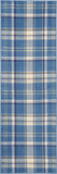 Nourison Grafix 2'3" x 7'6" Blue Rustic Indoor Rug
