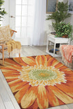 Nourison Fantasy Modern Multicolor 1'9'' x 2'9'' Area-Rug, Easy-Cleaning, Non Shedding, Bed Room, Living Room, Dining Room, Kitchen (2x3)