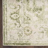 Nourison Astra Machine Washable Ivory Green 3'3" x 5' Area Rug, Easy Clean, Non Shedding, Bed Room, Living Room, Dining Room, Kitchen (3' x 5')