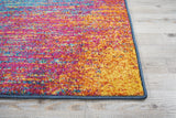 Nourison Passion Abstract Multicolor 2'2" x 10' Area -rug, Easy -cleaning, Non Shedding, Bed Room, Living Room, Dining Room, Kitchen (2x10)
