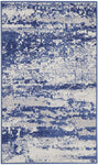 Nourison Whimsicle Artistic Ivory Navy 3' x 5' Area Rug, Easy Cleaning, Non Shedding, Bed Room, Living Room, Dining Room, Kitchen (3x5)