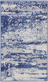 Nourison Whimsicle Artistic Ivory Navy 3' x 5' Area Rug, Easy Cleaning, Non Shedding, Bed Room, Living Room, Dining Room, Kitchen (3x5)