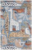 Nourison Astra Machine Washable Animals Multicolor 4' x 6' Kids Area -Rug, Easy -Cleaning, Non Shedding, Bed Room, Living Room, Dining Room, Kids -Rug, Playroom, Nursery (4x6)