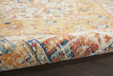 Nourison Passion Bohemian Ivory/Yellow 2'2" x 10' Area Rug, Easy Cleaning, Non Shedding, Bed Room, Living Room, Dining Room, Kitchen (2x10)