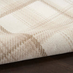 Nourison Grafix Rustic Ivory Beige 2' x 4' Area Rug, Easy Clean, Non Shedding, Bed Room, Living Room, Dining Room, Kitchen (2x4)