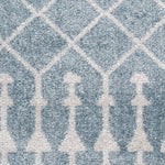 Nourison Astra Machine Washable Bohemian Blue 5'3" x 7' Area Rug, Easy Clean, Non Shedding, Bed Room, Living Room, Dining Room, Kitchen (5x7)
