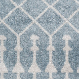 Nourison Astra Machine Washable Bohemian Blue 5'3" x 7' Area Rug, Easy Clean, Non Shedding, Bed Room, Living Room, Dining Room, Kitchen (5x7)