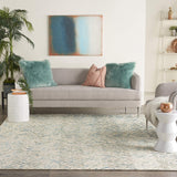 Nourison Vail Modern Iv/Green 8'3' x 11'6' Area -Rug, Easy -Cleaning, Non Shedding, Bed Room, Living Room, Dining Room, Kitchen (8x12)