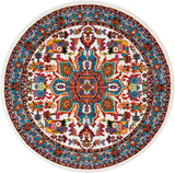 Nourison Oakdale Area Rug, 5'3" XROUND, IVORY