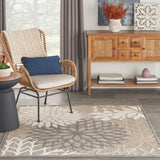 Nourison Aloha Natural 5'3" x 5'3"Square Area Rugs 099446061362