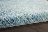 Nourison Passion Abstract Navy/Light Blue 1'10" x 6' Area -Rug, Easy -Cleaning, Non Shedding, Bed Room, Living Room, Dining Room, Kitchen (2x6)