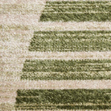 Nourison Astra Machine Washable Ivory Olive 2' x 6' Area Rug Easy Clean, Non Shedding, Bed Room, Living Room, Dining Room, Kitchen (6' Runner)