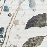 Nourison Washables Floral Ivory Multicolor 4' x 6' Area -Rug, Easy -Cleaning, Non Shedding, Bed Room, Living Room, Dining Room, Kitchen (4x6)