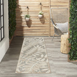Nourison Aloha Indoor/Outdoor Natural 2'3" x 8' Area Rug, Easy Cleaning, Non Shedding, Bed Room, Living Room, Dining Room, Backyard, Deck, Patio (2x8)