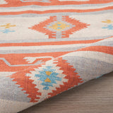 Nourison Baja Tribal Ivory/Grey 5' x 7' Area Rug, Easy Cleaning, Non Shedding, Bed Room, Living Room, Dining Room, Kitchen (5x7)