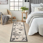 Nourison Aloha Beige 2' x 6' Area Rug Easy Clean, Non Shedding, Bed Room, Living Room, Dining Room, Kitchen (6' Runner)