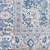 Nourison Vintage Home Bohemian Beige Blue 6' x 9' Area -Rug, Easy -Cleaning, Non Shedding, Bed Room, Living Room, Dining Room, Backyard, Deck, Patio (6x9)