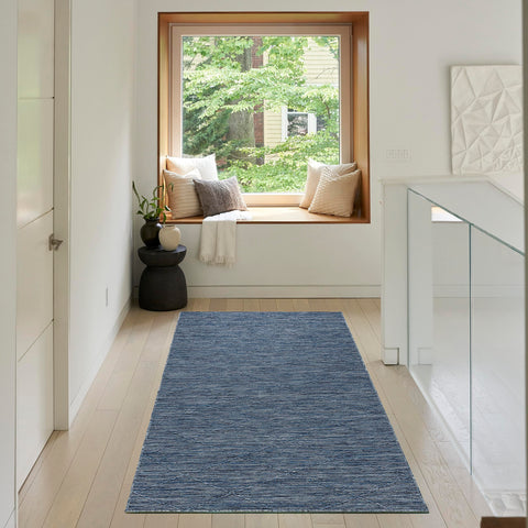 Nourison Practical Solutions Outdoor Navy Blue 3' x 5' Area Rug, Easy Cleaning, Non Shedding, Bed Room, Living Room, Dining Room, Deck, Backyard, Patio (3x5)