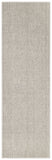 Nourison Textured Home All-Over Design Ivory Mocha 2' x 6' Area Rug, Easy Clean, Non Shedding, Bed Room, Living Room, Dining Room, Kitchen (2x6)