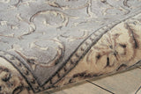 Nourison Somerset Traditional Silver 7'9" x 10'10" Area -Rug, Easy -Cleaning, Non Shedding, Bed Room, Living Room, Dining Room, Kitchen (8x11)