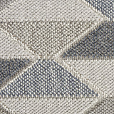 Nourison Elwood Grey/Charcoal 2'2" x 8'2" Area Rug, Modern, Geometric, Easy Cleaning, Non Shedding, Bed Room, Living Room, Dining Room, Kitchen, (8' x Runner)