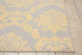 Nourison Grafix Vintage Grey 5'3'' x 7'3'' Area-Rug, Easy-Cleaning, Non Shedding, Bed Room, Living Room, Dining Room, Kitchen (5x7)