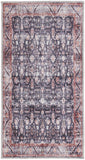 Nourison Brilliance Machine Washable Traditional Vintage Navy/Ivory 2' x 4' Area Rug, Easy Clean, Non Shedding, Bed Room, Living Room, Dining Room, Kitchen (2x4)