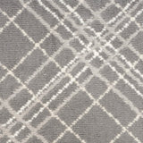 Nourison Jubilant Farmhouse Grey 2' x 4' Area -Rug, Easy -Cleaning, Non Shedding, Bed Room, Living Room, Dining Room, Kitchen (2x4)