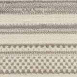 Nourison Grafix Abstract Ivory Grey 5'3" x 7'3" Area -Rug, Easy -Cleaning, Non Shedding, Bed Room, Living Room, Dining Room, Kitchen (5x7)