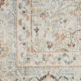 Nourison Oushak Home Traditional Light Grey 4'1" x 5'11" Area -Rug, Easy -Cleaning, Non Shedding, Bed Room, Living Room, Dining Room, Kitchen (4x6)