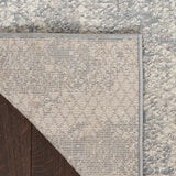 Nourison Splendid Modern Light Grey 3'11" x 5'11" Area Rug, Easy Clean, Non Shedding, Bed Room, Living Room, Dining Room, Kitchen (4x6)