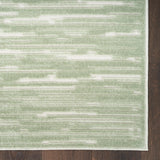 Nourison Casual Green 3'11" x 5'11" Area Rug Easy Clean, Non Shedding, Bed Room, Living Room, Dining Room, Kitchen (4' x 6')