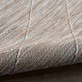 Nourison Practical Solutions Indoor/Outdoor Grey Mocha 5' x 7' Area -Rug, Easy -Cleaning, Non Shedding, Bed Room, Living Room, Dining Room, Backyard, Deck, Patio (5x7)" }