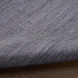 Nourison Washable Essentials Modern Navy 2'2" x 10' Area Rug, Non Shedding, Bed Room, Living Room, Dining Room, Kitchen (2x10)