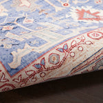 Nourison Vintage Home Bohemian Blue 3'9" x 5'9" Area Rug, Easy Clean, Non Shedding, Bed Room, Living Room, Dining Room, Backyard, Deck, Patio (4x6)