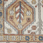 Nourison Concerto Bohemian Ivory/Multi 3'9" x 5'9" Area -Rug, Easy -Cleaning, Non Shedding, Bed Room, Living Room, Dining Room, Kitchen (4x6)