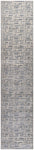 Nourison Serenity Home Geometric Blue Ivory 2'2" x 7'6 Area -Rug, Easy -Cleaning, Non Shedding, Bed Room, Living Room, Dining Room, Backyard, Deck, Patio (2x8)